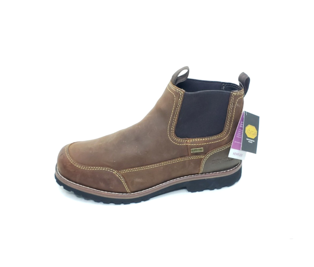 RedHead Series 61 Mens Romeo Chelsea Work Boots Waterproof Brown Size 11.5W
